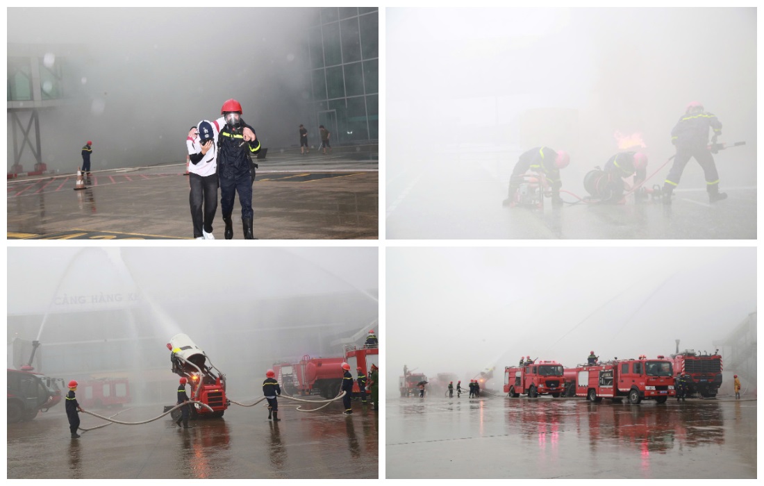 Lực lượng, phương tiện của các đơn nghiệp vụ thuộc Công an tỉnh tham gia hỗ trợ công tác chữa cháy, tìm kiếm CNCH