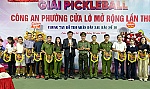 Khai mạc giải Pickleball Công an phường Cửa Lò mở rộng lần thứ 1/2025
