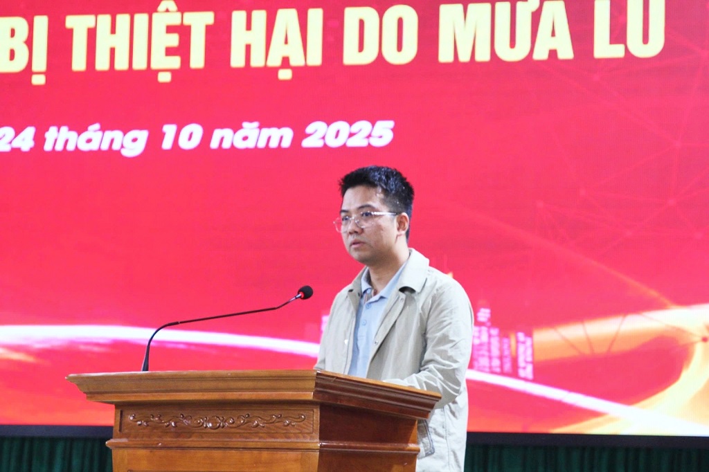 Đại diện đơn vị đồng hành phát biểu