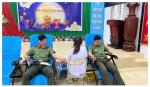 Hai cán bộ Phòng An ninh nội địa kịp thời hiến máu cứu bệnh nhân