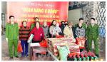 Công an xã Vân Tụ triển khai mô hình gian hàng 0 đồng