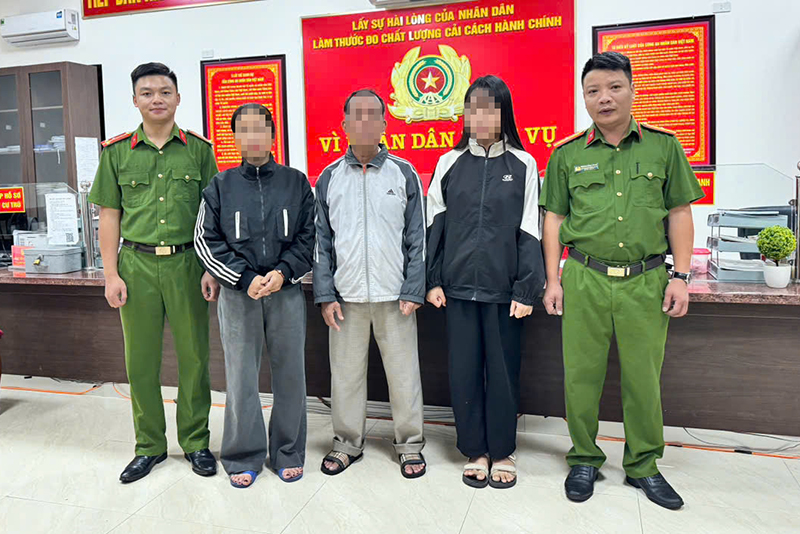 Công an phường Vinh Lộc tìm thấy nữ sinh mất tích