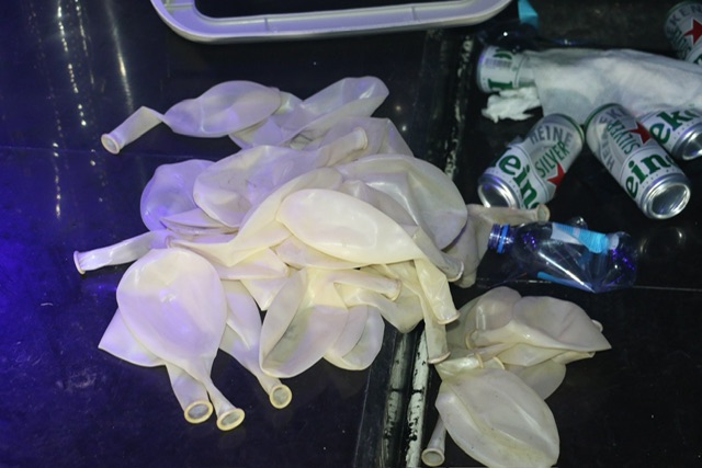 Xác “bóng cười” đã qua sử dụng