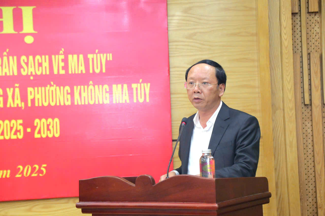 Đồng chí Bùi Thanh An, Ủy viên Ban Thường vụ Tỉnh ủy, Phó Chủ tịch Thường trực Ủy ban nhân dân tỉnh phát biểu chỉ đạo Hội nghị