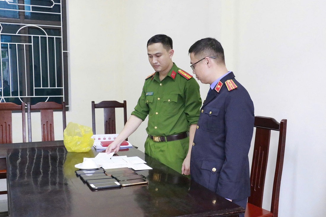 Tang vật vụ án Cơ quan Công an thu giữ