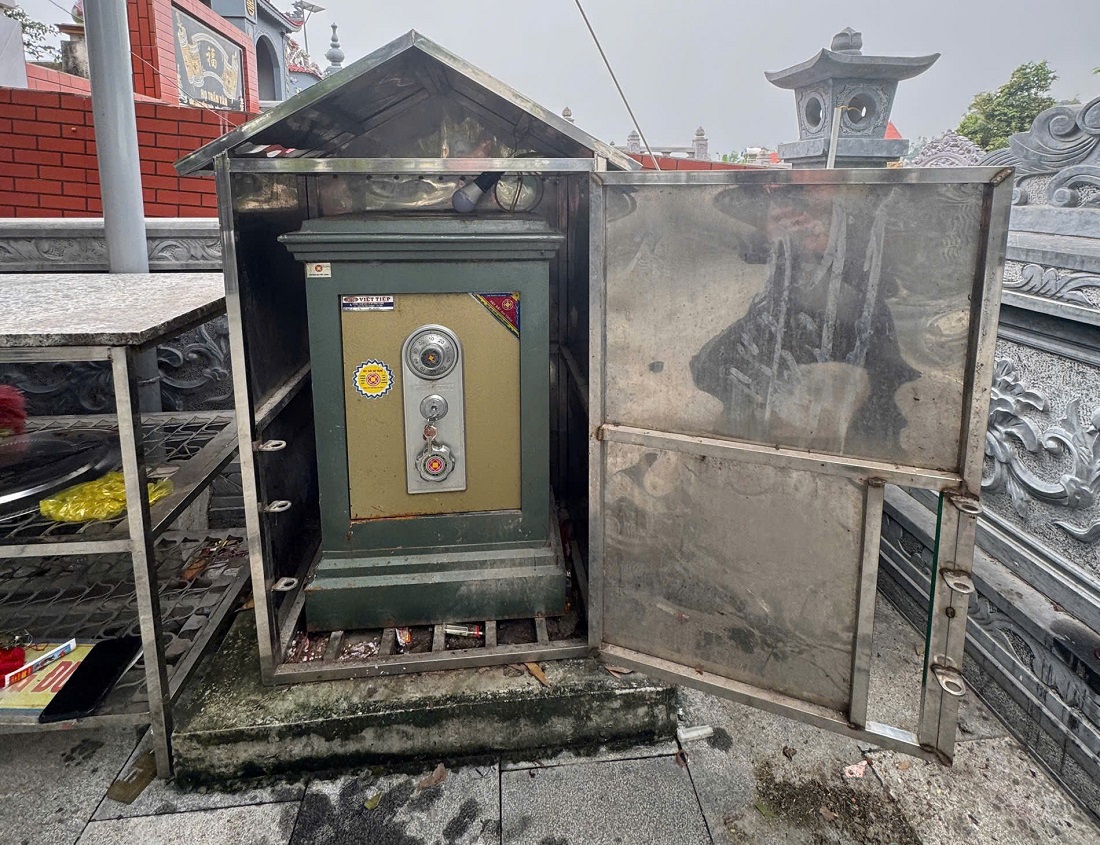 Két sắt tại đền, chùa bị các đối tượng phá hỏng