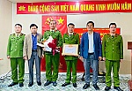 Khen thưởng Công an xã Hữu Kiệm về thành tích xuất sắc trong công tác phòng, chống tội phạm