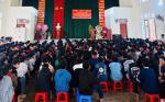 Công an xã Lượng Minh tuyên truyền, phổ biến giáo dục pháp luật cho học sinh