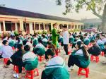 Công an xã Đô Lương tuyên truyền, phổ biến pháp luật cho học sinh