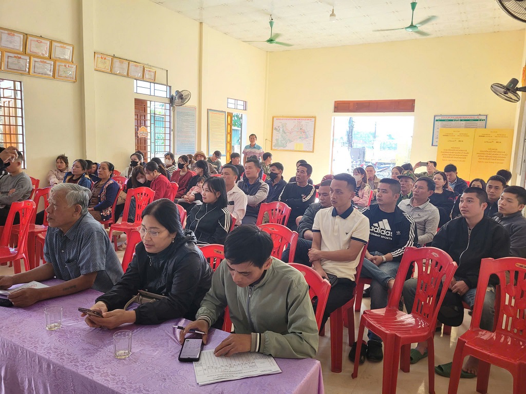 Công an xã Kim Bảng tuyên truyền Luật PCCC&CNCH năm 2024 và các văn bản hướng dẫn thi hành