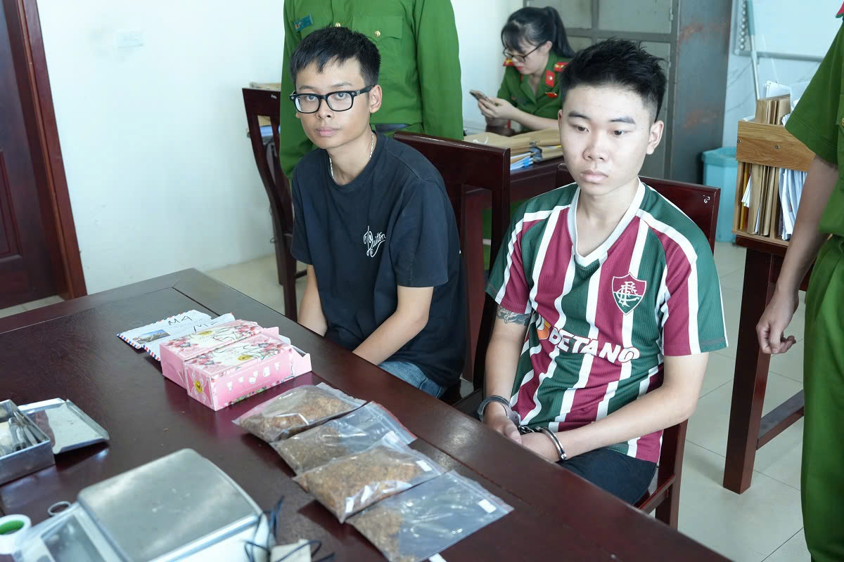 Hai đối tượng Đỗ Đức Anh và Bùi Văn Nhật