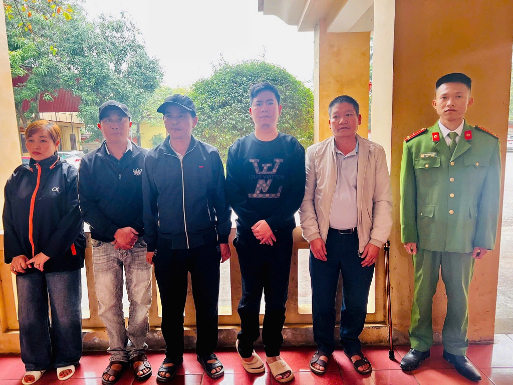 Các đối tượng tại Cơ quan Công an