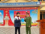 Công an xã Xuân Lâm tuyên truyền, phổ biến pháp luật tại trường THCS Thanh Dương