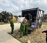 Trao tặng gạo đến 100 hộ gia đình tại xã Bình Chuẩn