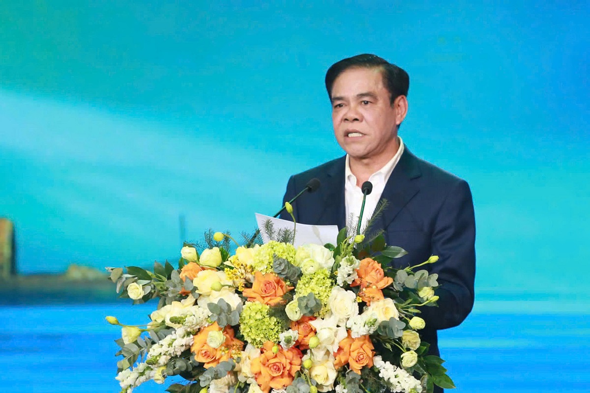 Đồng chí Võ Trọng Hải – Phó Bí thư Tỉnh ủy, Chủ tịch UBND tỉnh phát biểu tại chương trình