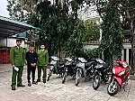 Bắt giữ đối tượng trộm 05 xe máy tại khu vực Vincom Quang Trung
