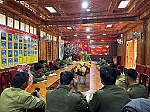 Công an xã Mường Xén gặp mặt, động viên và giao nhiệm vụ lực lượng ANTT cơ sở dịp Tết Nguyên đán