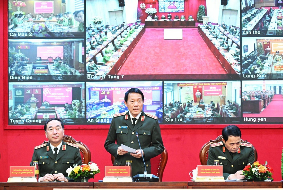 Bộ trưởng Lương Tam Quang phát biểu kết luận Hội nghị