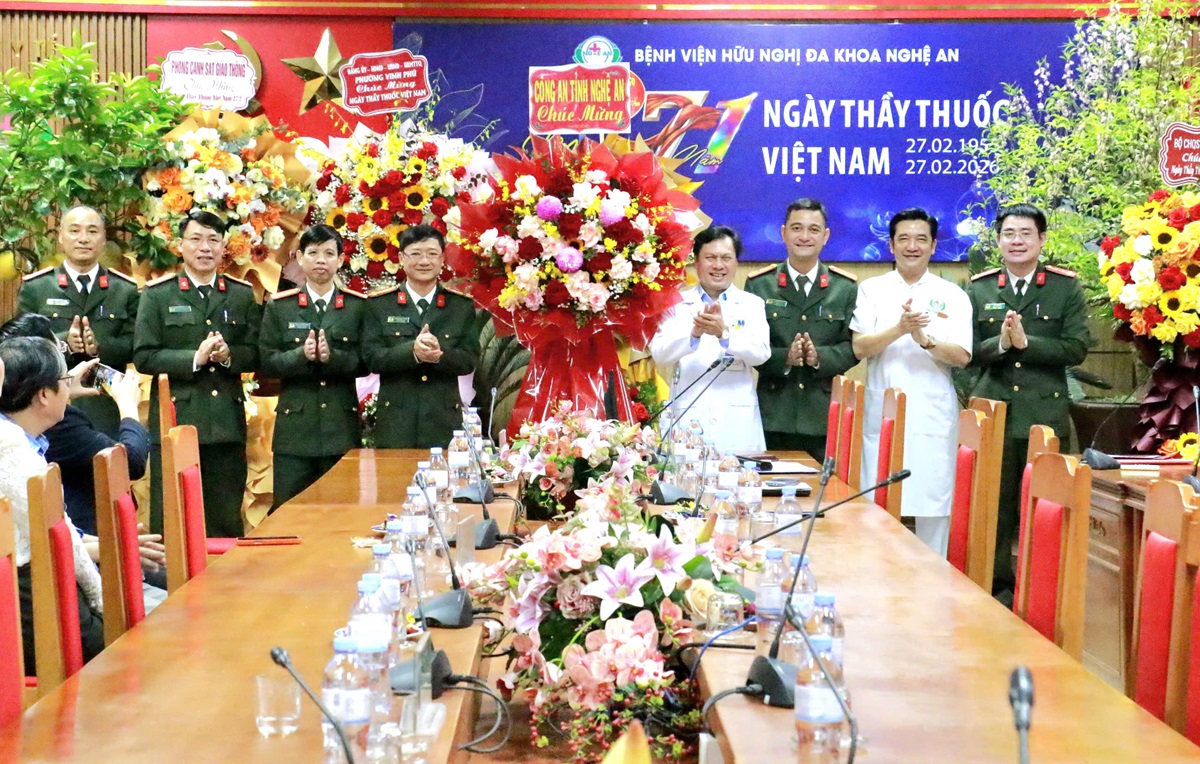 Chúc mừng Bệnh viện Hữu nghị đa khoa Nghệ An
