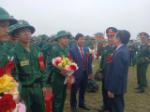 Điểm giao nhận quân số 6 tiễn 581 thanh niên lên đường thực hiện nghĩa vụ quân sự và CAND năm 2026