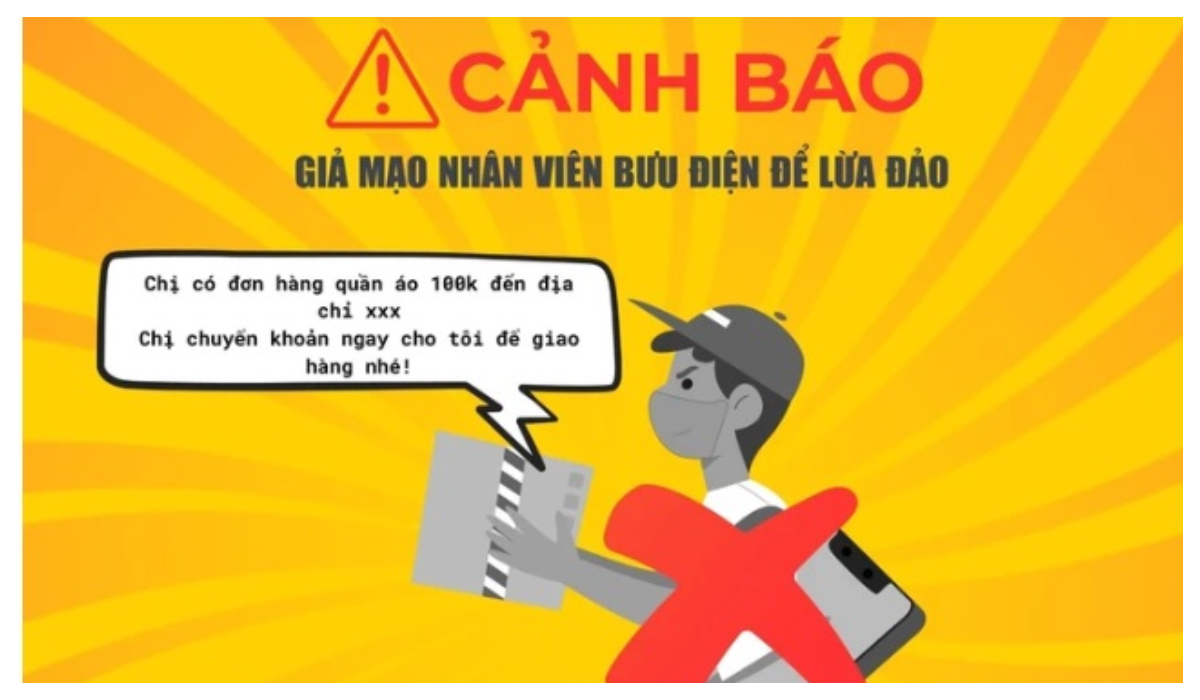 Cảnh báo thủ đoạn giả danh bưu điện lừa phí giao hàng, vay tiền qua ứng dụng để chiếm đoạt tài sản