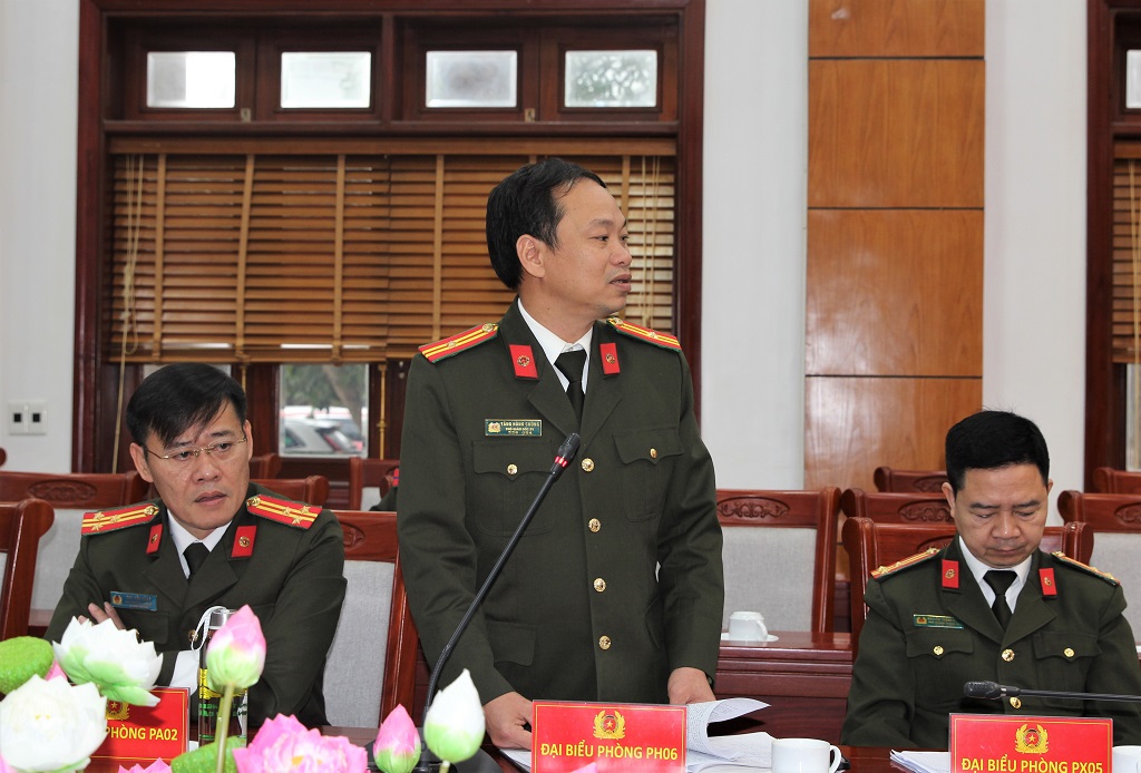 Đại diện các đơn vị phát biểu