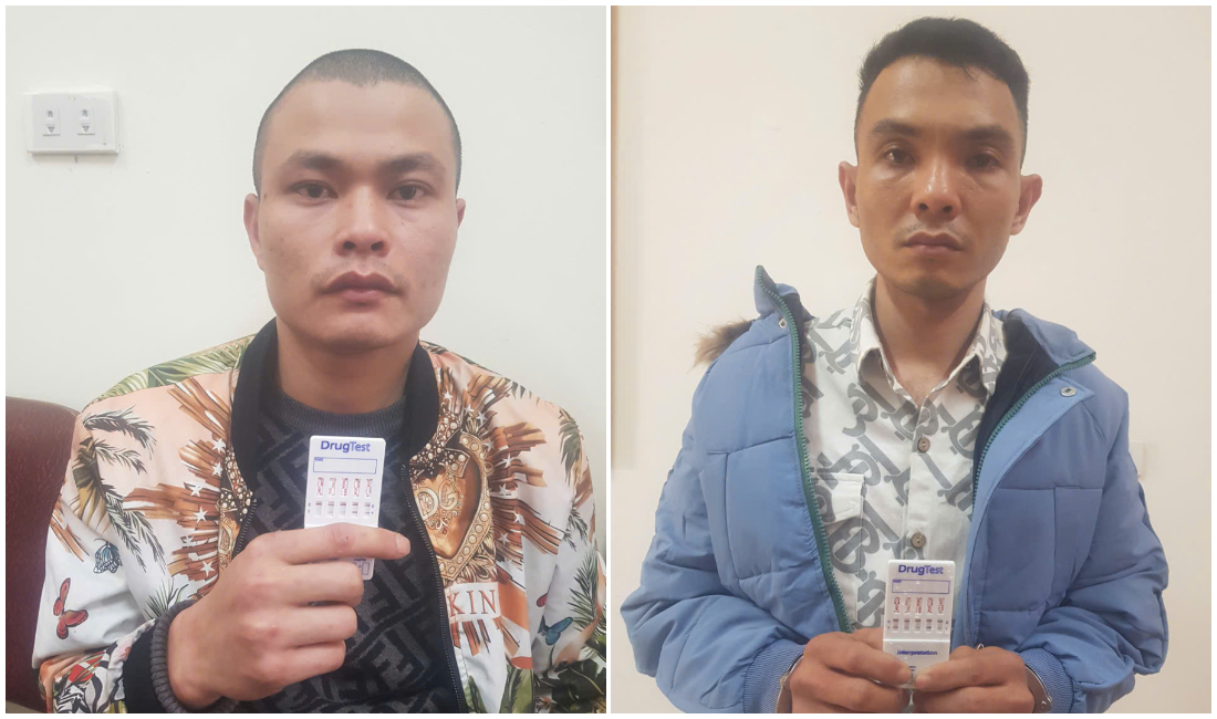 02 đối tượng Thái Bá Hậu và Trần Anh Tuấn