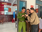 Công an xã Quỳ Hợp tăng cường định danh điện tử