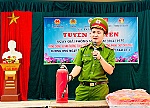 Công an xã Đại Đồng tuyên truyền, phổ biến pháp luật tại trường học