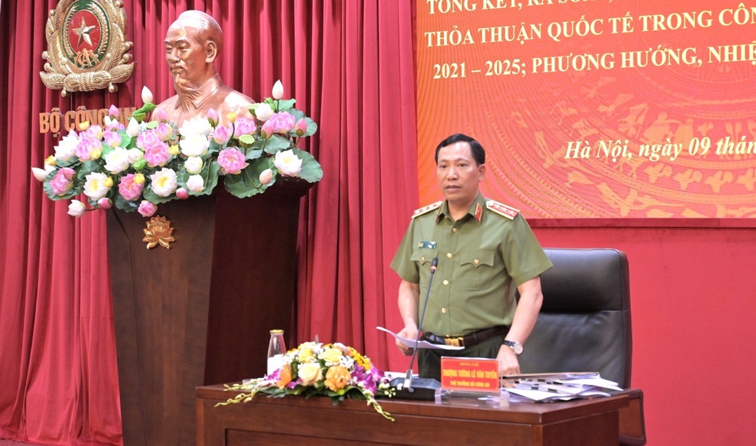 Tổng kết, rà soát, đánh giá công tác điều ước quốc tế, thoả thuận quốc tế trong Công an nhân dân giai đoạn 2021 – 2025