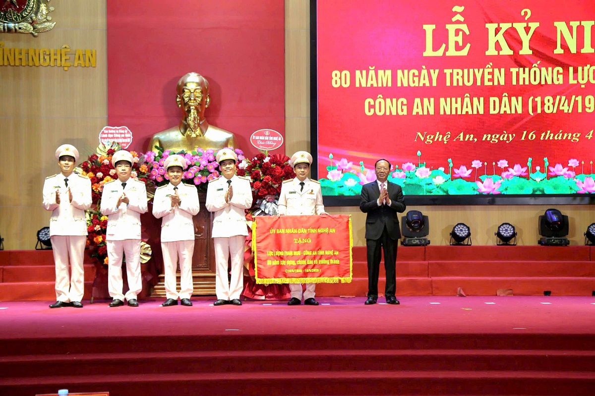 Lễ kỷ niệm 80 năm Ngày truyền thống lực lượng Tham mưu Công an nhân dân
