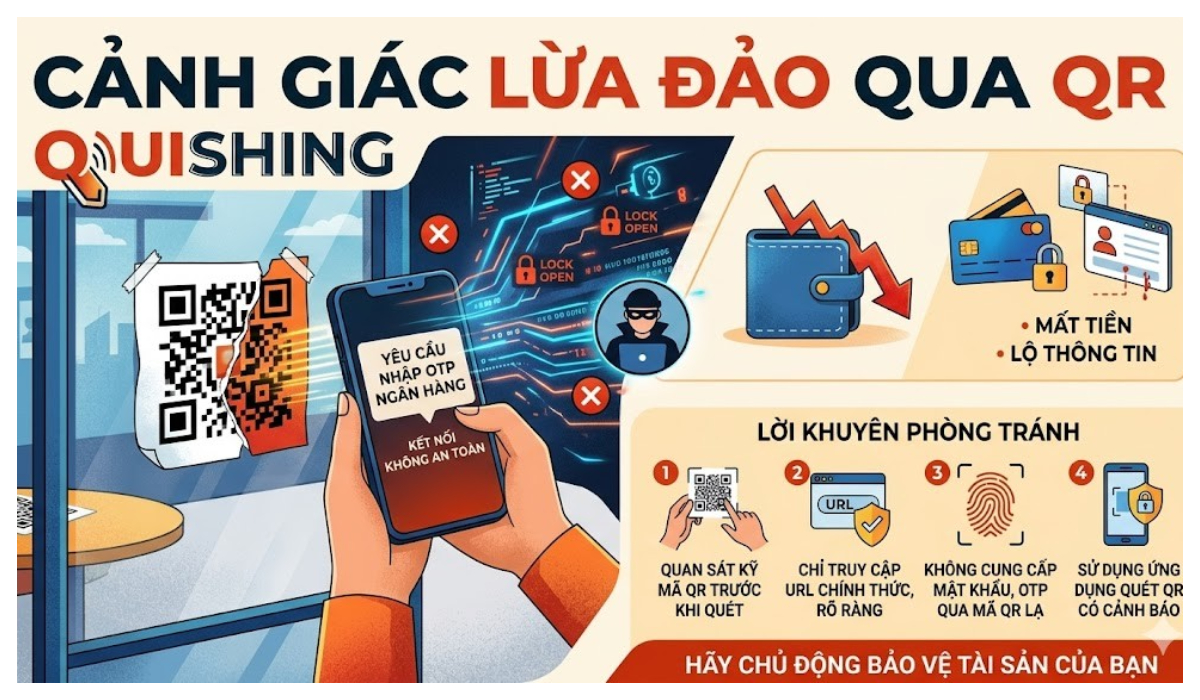 Phòng, chống lừa đảo qua mã QR trong thời đại số