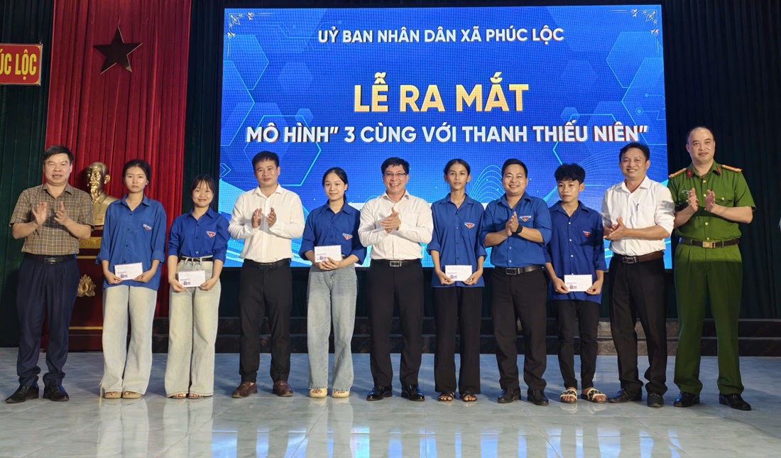 Công an xã Phúc Lộc ra mắt mô hình 