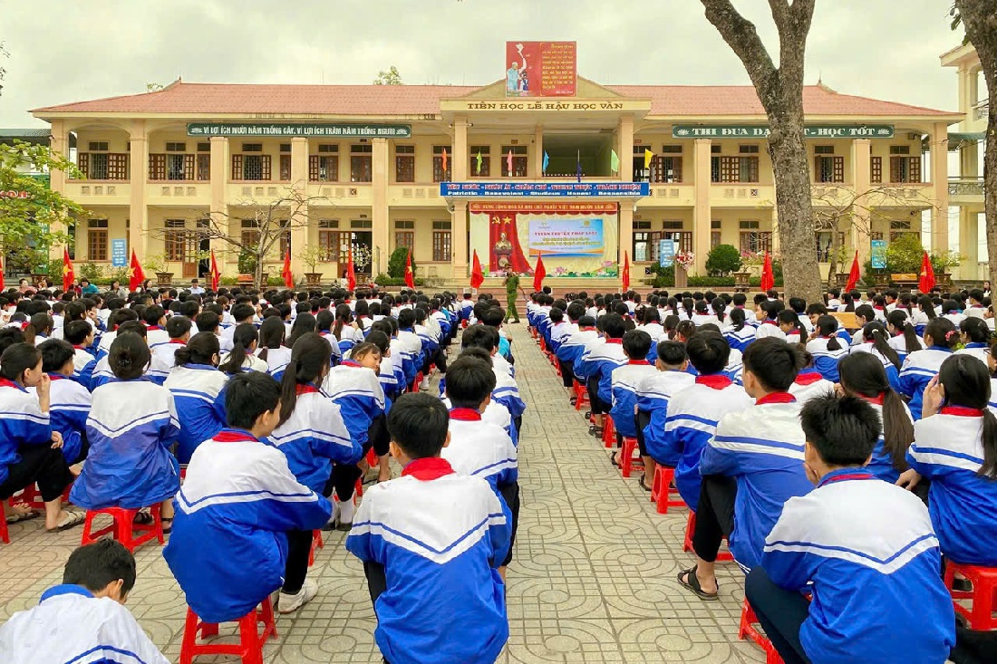 Toàn cảnh buổi tuyên truyền