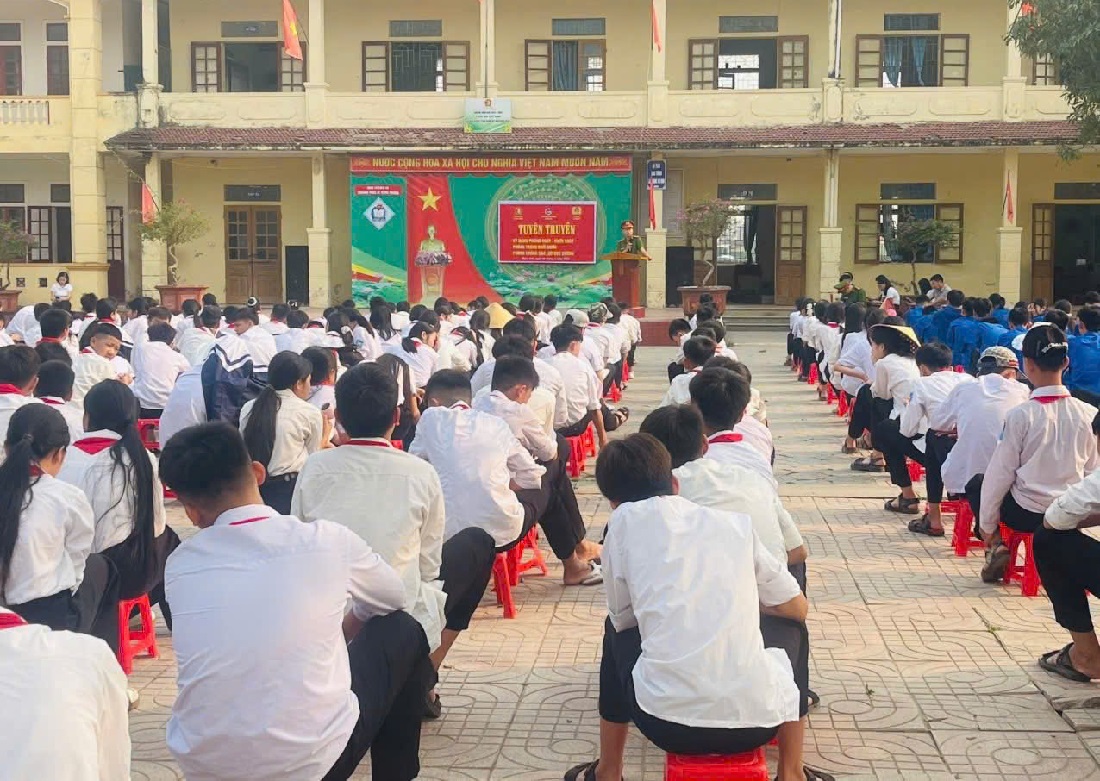 Toàn cảnh buổi tuyên truyền