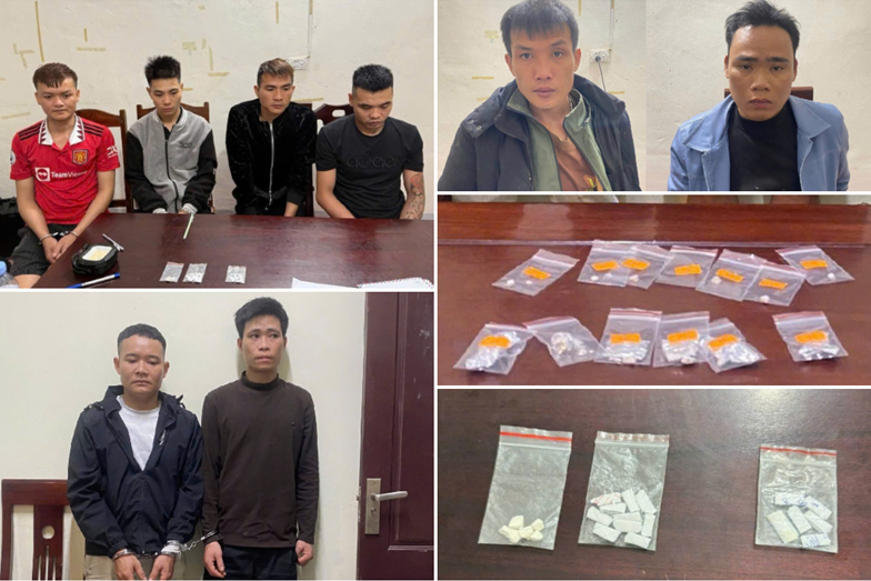 Đối tượng bị bắt giữ cùng tang vật