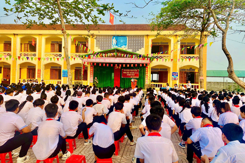 Toàn cảnh buổi tuyên truyền