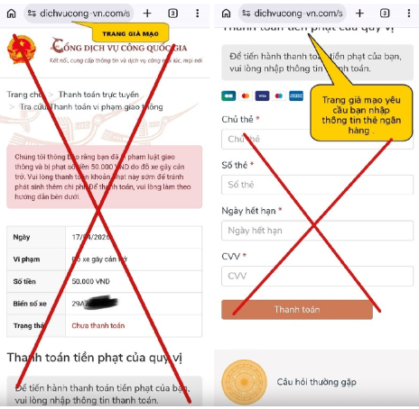 Cảnh báo chiêu lừa 