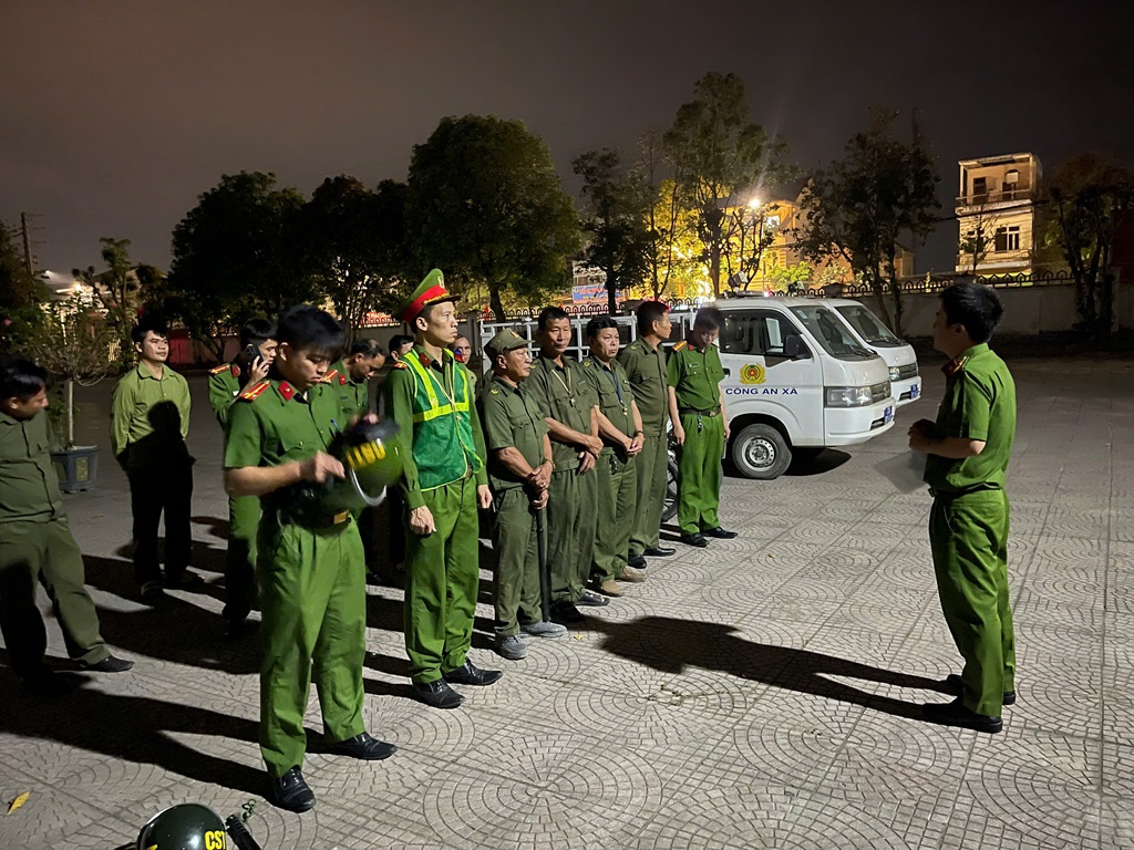 Công an cấp xã triển khai lực lượng nắm chắc tình hình, làm tốt công tác phòng ngừa, đấu tranh với tội phạm và vi phạm pháp luật