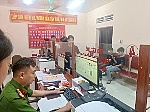 Công an xã Xuân Lâm tăng cường thu nhận định danh điện tử số