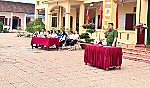 Công an xã Nghĩa Lâm tuyên truyền pháp luật cho học sinh