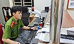 Công an xã Nghĩa Lộc cấp căn cước và tài khoản định danh điện tử mức độ 2 cho công dân từ 6 đến 14 tuổi