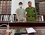Công an phường Thành Vinh bắt đối tượng tàng trữ trái phép chất ma túy
