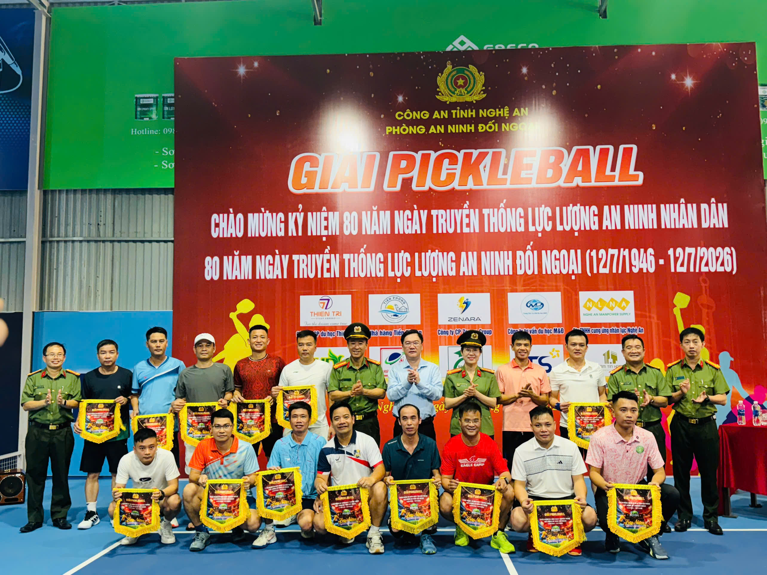 Giải pickleball chào mừng 80 năm Ngày thành lập lực lượng An ninh đối ngoại