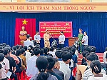 Công an xã Cát Ngạn tuyên truyền pháp luật về ATGT