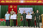 Công an xã Cát Ngạn nhận đỡ đầu trẻ em có hoàn cảnh đặc biệt khó khăn