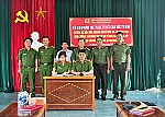 Công an xã Cát Ngạn tổ chức ký giao ước thi đua