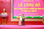 Công bố quyết định của Bộ trưởng Bộ Công an về công tác cán bộ