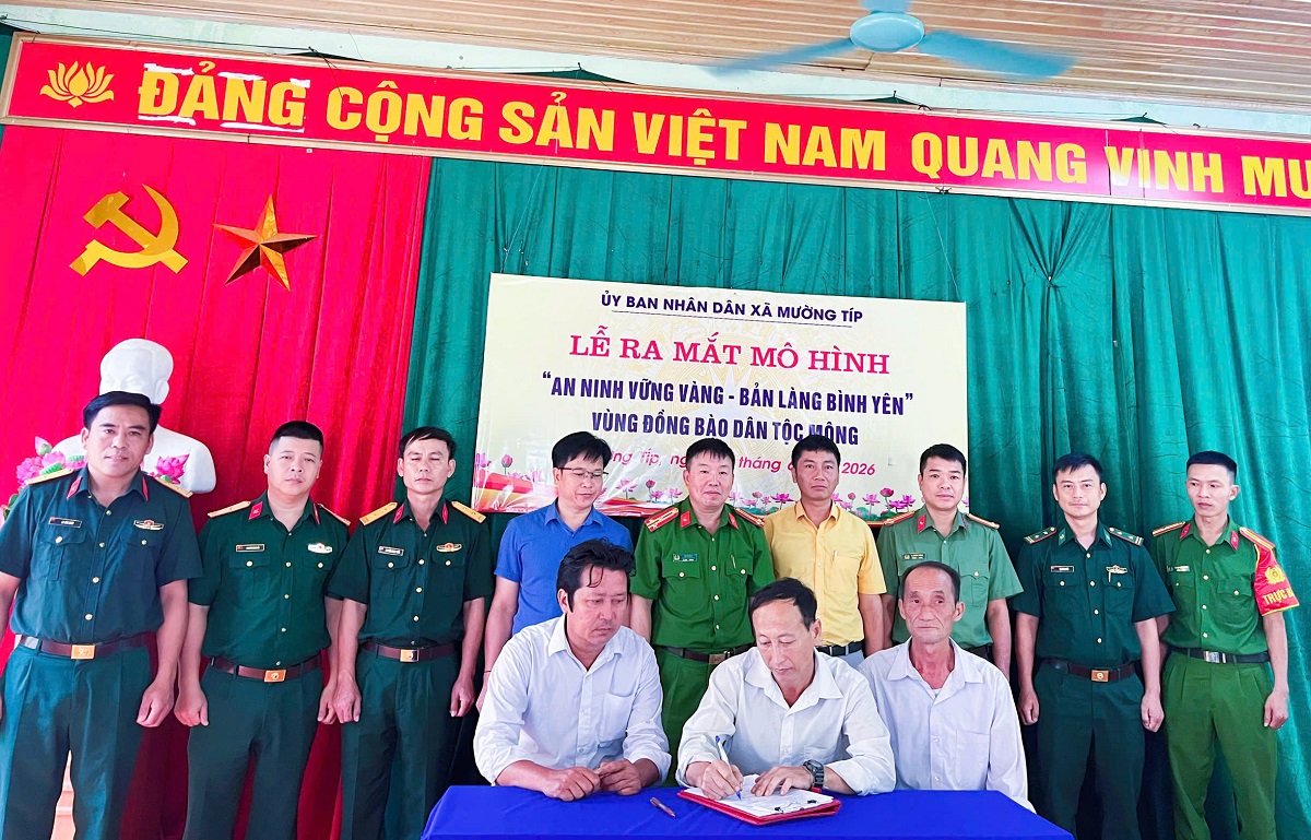 Xã Mường Típ tổ chức Lễ ra mắt mô hình 