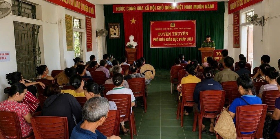 Toàn cảnh buổi tuyên truyền